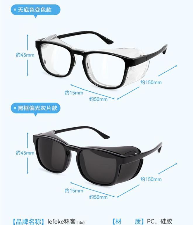 术后护目镜和墨镜的区别